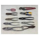 Assorted Vintage Hand Tool Pliers Lot