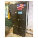 Vintage Industrial Steel Storage Cabinet