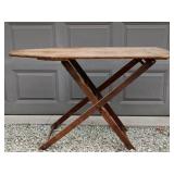 Antique Wooden Folding Ironing Board