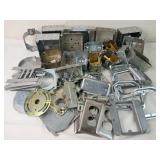 Assorted Galvanized Electrical Boxes