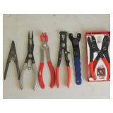 Assorted Snap Ring Pliers & Pin Wrench