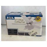 Seabrook Hill 42" Ceiling Fan, New