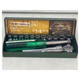 Vintage S-K Tools 1/4" Socket Set 4915