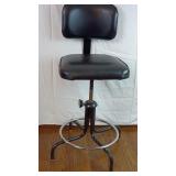 Vintage Industrial Adjustable Stool