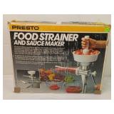 Presto Food Strainer & Sauce Maker 02600