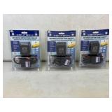 3 Cen-Tech 12V Battery Float Chargers