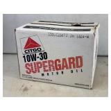 Case of 12 Citgo Supergard 10W-30 Oil