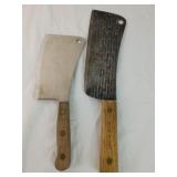 Set of 2 Vintage Cleavers