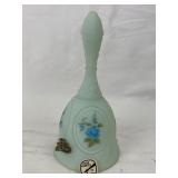 Fenton Hand-Painted Satin Glass Bell
