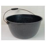 Vintage Speckled Enamelware Basin