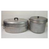 Vintage Wear-Ever Aluminum Roaster & Pot