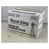 Rural King SAE 30 Motor Oil Case (12