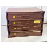 Lawson Products 4-Drawer Metal Cabinet