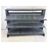 Industrial Steel Three-Tier Storage Rack