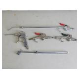 Lot of 5 Pneumatic Air Blow Guns