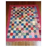 Vintage Patchwork Quilt 68.5" x 80.5"