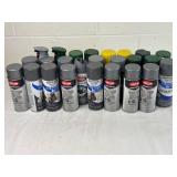 Assorted Krylon & Rust-Oleum Spray