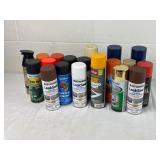 Assorted Household Spray Paint Lot