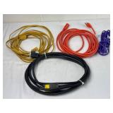 Assorted Electric Extension Cords, 4