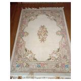 Korean Hand-Tufted Floral Area Rug