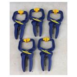 5x Irwin Quick-Grip 2-inch Clamps