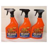 3x Turtle Wax Liquid Fire De-Icer