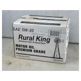Case of 12 Rural King 5W-20 Motor Oil