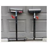 HaulMaster and Wolfcraft Roller Stands