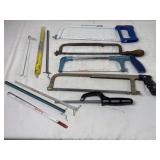 Assorted Vintage Hacksaw Tool Lot