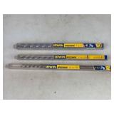 3 Irwin Speedbor Ship Auger Bits