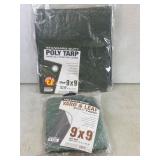 Set of Poly Tarps: 2-Pack & Yard Tarp