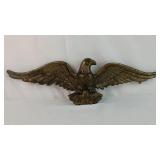 Vintage Brass Eagle Wall Plaque
