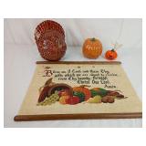 Vintage Ceramic Turkey Tureen & Decor