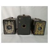 Vintage Kodak Brownie Camera Trio