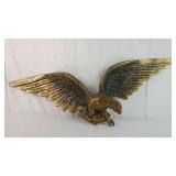 Large Cast Metal Eagle Wall Plaque