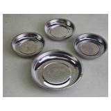 Set of 4 Magnetic Stainless Steel Trays