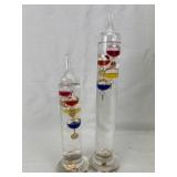 Pair of Galileo Thermometers