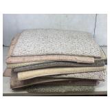 Assorted Carpet Flooring Sample Tiles