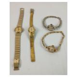Collection of Four Vintage Wristwatches