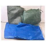 Assorted Heavy-Duty Tarps, Lot of 3