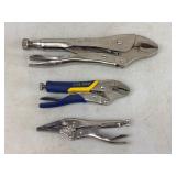 Set of 3 Vintage Vise-Grip Locking