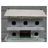 Vintage Multi-Unit Metal Birdhouse