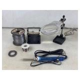 Soldering Iron Station and Solder Lot