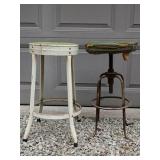 Vintage Adjustable Industrial Stools
