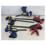 Assorted Irwin and Craftsman Bar Clamps