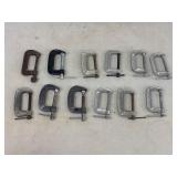 Assorted C-Clamp Collection, 12-Piece