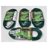 Lot of 4 Coleman 20ft Landscape Cords