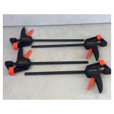 Set of 2 Tool Shop Bar Clamps