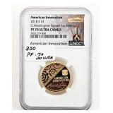 2018 NGC American Innovation PF 70 $1 Coin