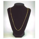 .925 Italy Sterling Silver 24" Necklace 5.80 grams